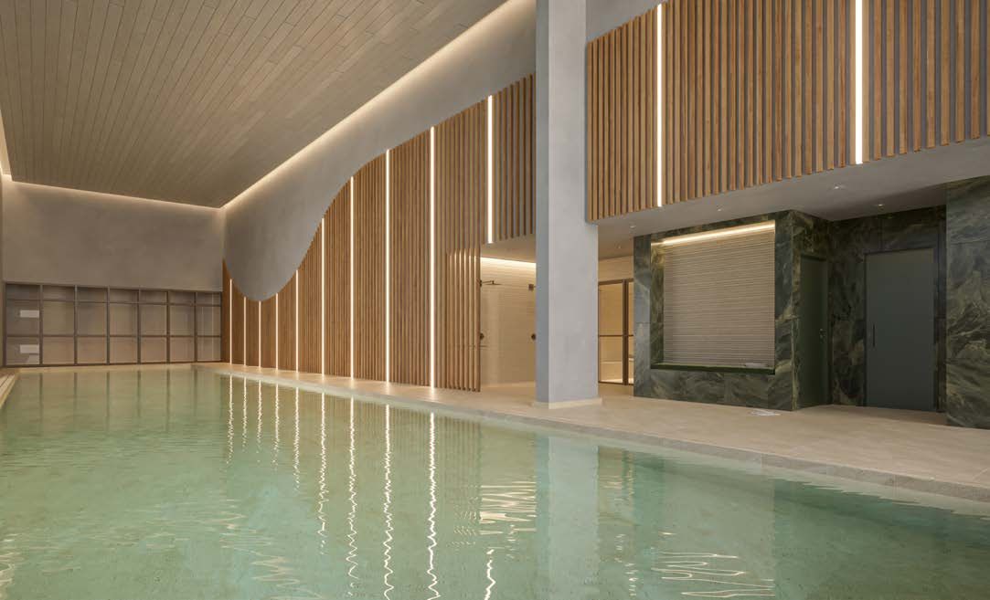 Piscina coberta — 1º subsolo